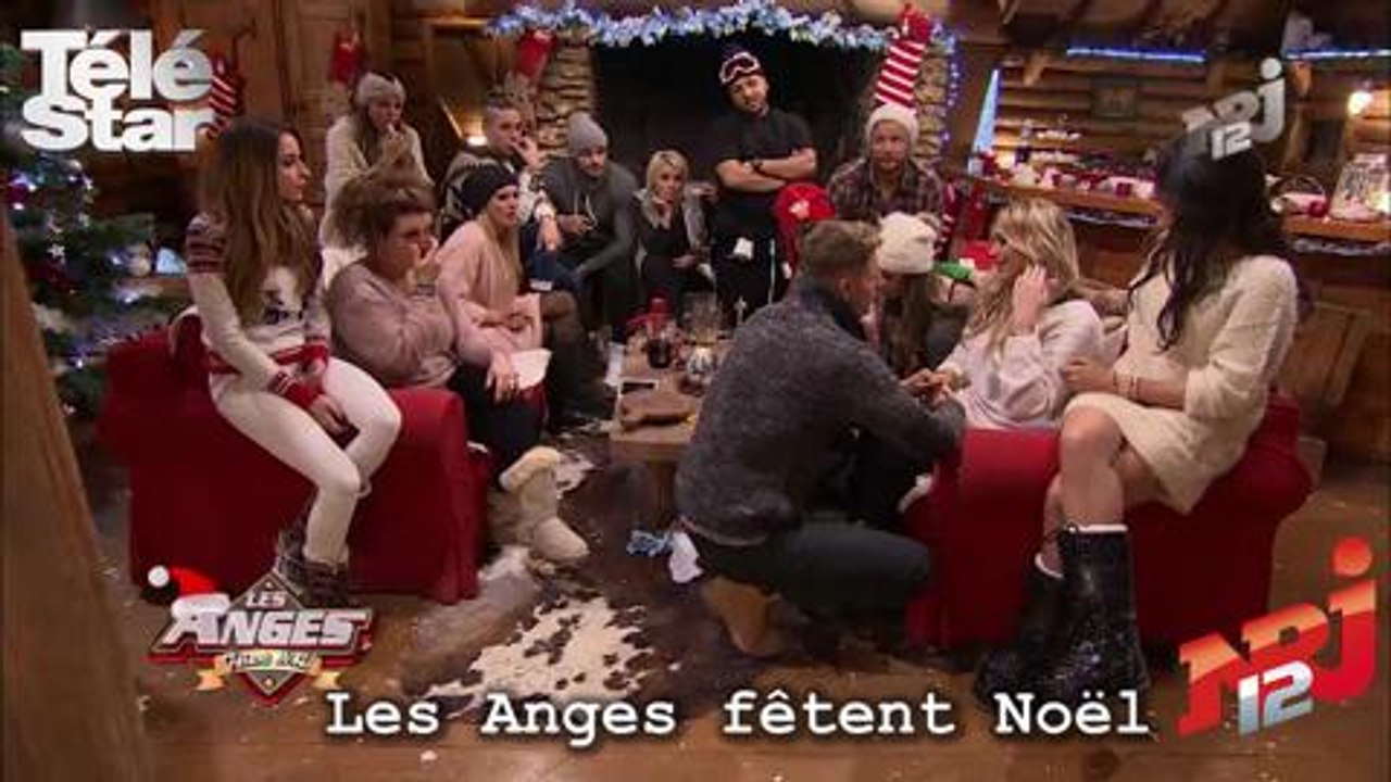 Les Anges fêtent Noël - Les larmes d'Aurélie qui évoque le décès de son père - Mardi 23 décembre 2014