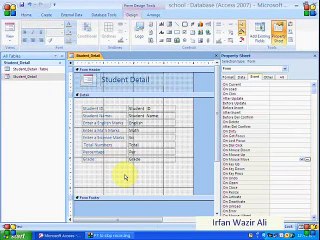 Microsoft Power Access 2007 in Urdu Lesson 09