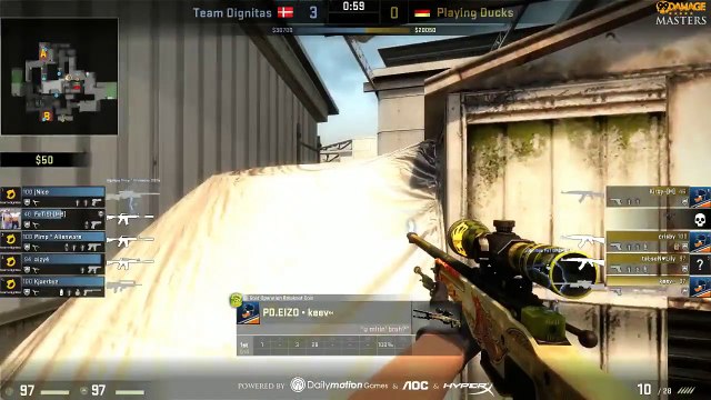 99DAMAGE Masters Gruppe A - Dignitas vs. Playing Ducks (de_cache) Map 2