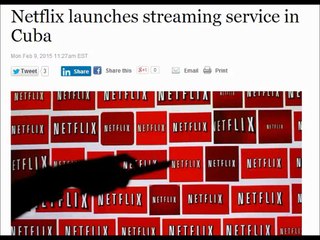 Netflix lanza su servicio de streaming en Cuba