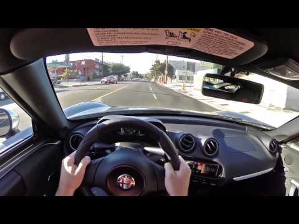2015 Alfa Romeo 4C - WR TV POV City Drive