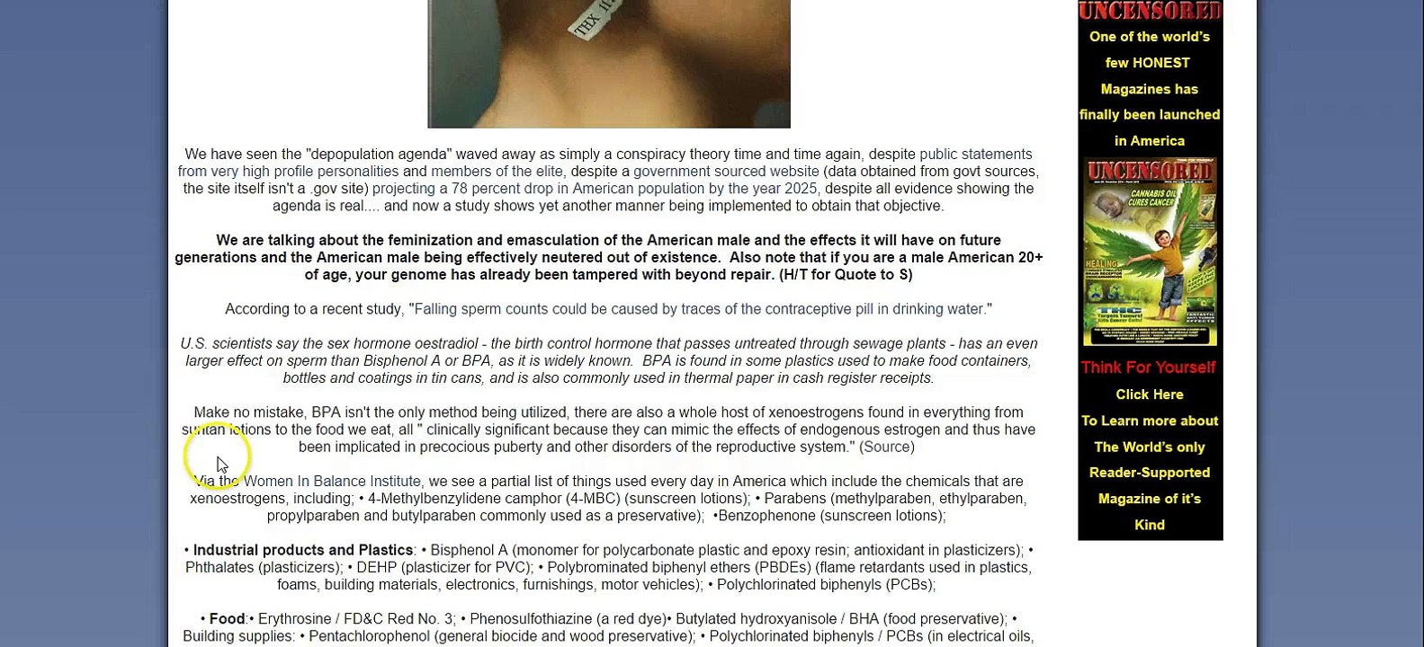 WAKE UP! Depopulation is in full swing, Proof Government officals want us DEAD! Don't miss this!