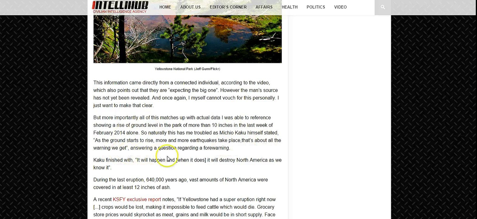 YELLOWSTONE TO BLOW IN 2 WEEKS!!!!