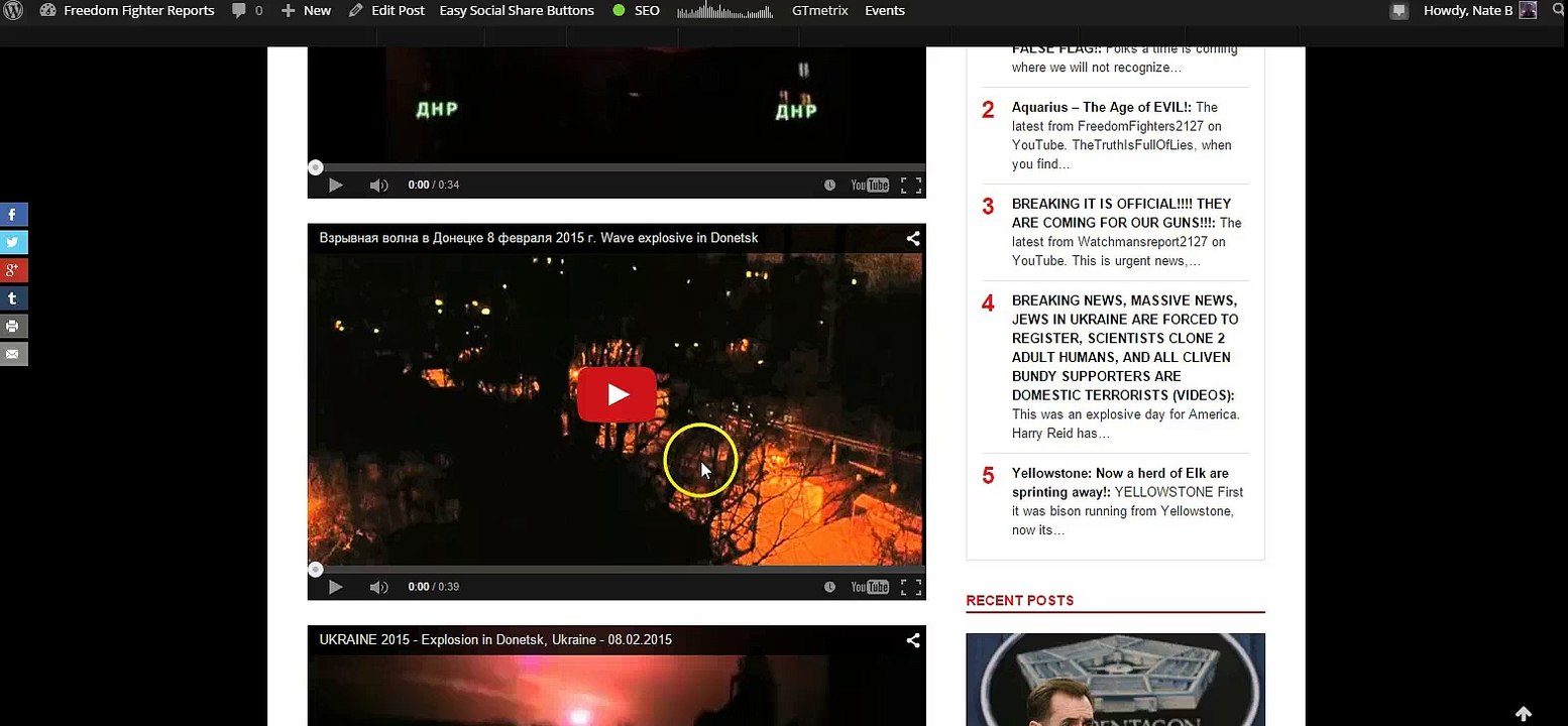 Breaking!!! Tactical Nuke in Ukraine! Massive Explosion!!!!