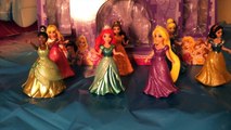 Play-Doh Dress Up 7 Disney Princess MagiClip Belle Ariel Aurora Tiana Rapunzel ! Magic Toys Club