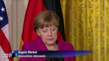 Ukraine: Obama et Merkel présentent un front uni
