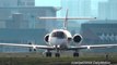 Raytheon Hawker 750 Takeoff at London City Airport. CS-DUD Netjets Europe. Plane Spotting