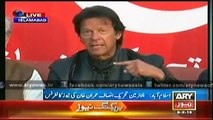 Imran Khan Press Conference, Against MQM Leader Altaf Hussain 10 February 2015 , Ary News