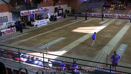 Ultime boule, S7/2015, Finale tir de précision F25, Tournoi International Jeannot Védrine, Sport Boules, Saint-Vulbas 2015