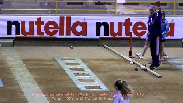 Ultime boule, S7/2015, Finale tir de précision U15, Tournoi International Jeannot Védrine, Sport Boules, Saint-Vulbas 2015