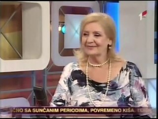 Lepa Lukić u emisiji Crna Gora uživo
