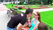 Card Trick Kissing With HOT GIRLS! Funny Videos - Kissing Strangers 2014