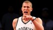 Brooklyn Nets’ Mason Plumlee Spills Beer All over Courtside Waitress