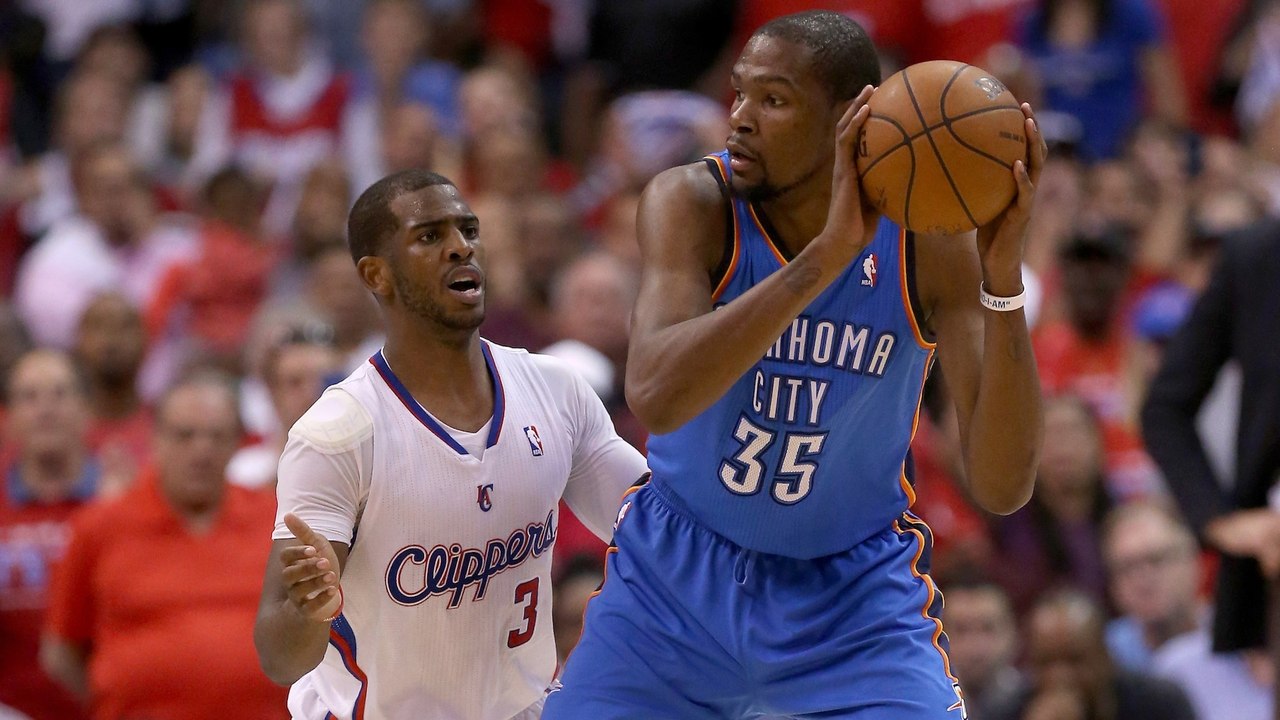 Chris Paul Stares Down Kevin Durant, Gets Owned