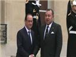 الرئيس الفرنسي يستقبل ملك المغرب