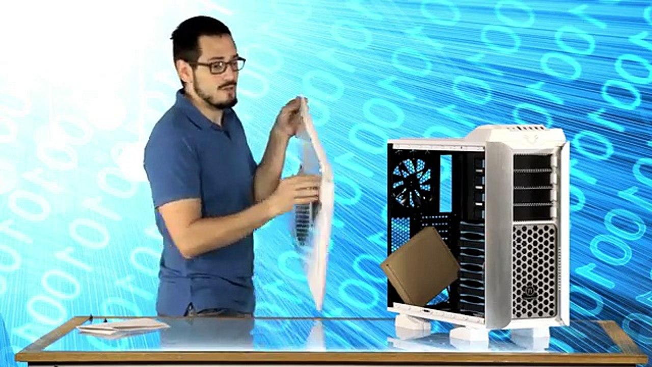 TigerDirect TV Thermaltake Armor Revo Snow Case