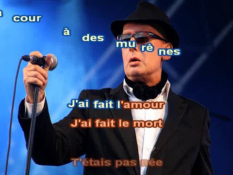 KARAOKE ALAIN BASHUNG - La nuit je mens