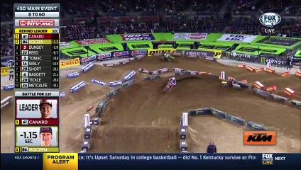 2015 AMA Supercross en San Diego round 6 450 main event