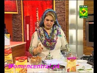 Chatpati Fried Chicken & Achari Raita Recipe - Shireen Anwer Shan Kay Sath - 30 July 2013