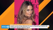 Adam Levine Gives Behati Prinsloo A Standing Ovation At Victoria's Secret Fashion Show