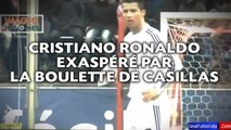 Cristiano Ronaldo exaspéré par la boulette de Casillas contre l'Atletico