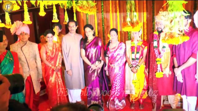 WEDDING RED CARPET OF SMITA THACKERAY'S SON RAHUL THACKERAY WITH CELEBS.m4v2