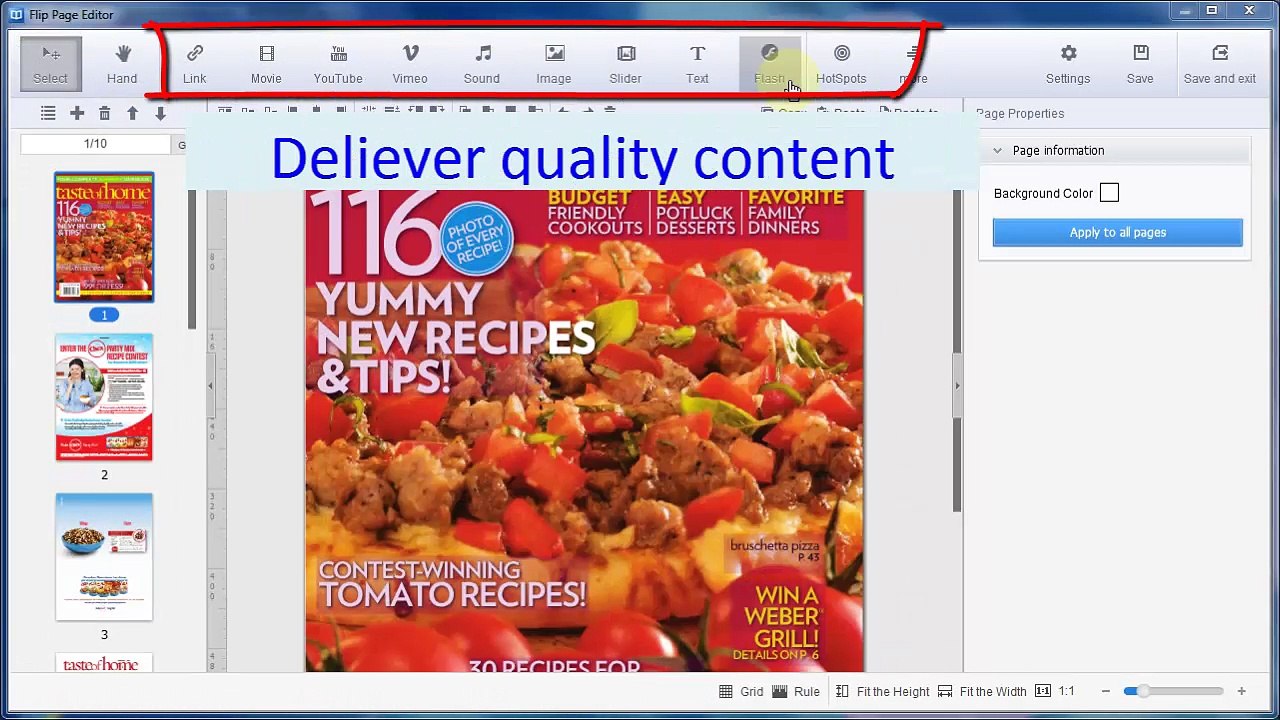 Create online magazine for content marketing strategy with online magazine maker