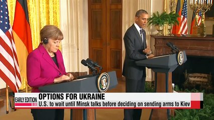 U.S. may send arms to Kiev if Ukraine talks fail: Obama