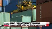 Korean steelmakers expected to suffer amid record-high exports from China
