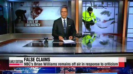 NBC's Brian Williams remains off the air after false claims