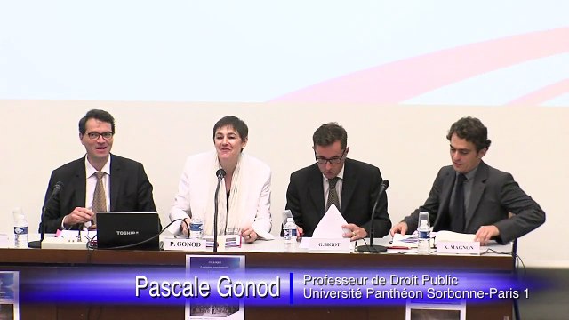 IMH_colloque RRJC_12_ De la légitimation de la puissance à la garantie des droits , Pascale Gonod, professeur de droit public à l’Université Panthéon Sorbonne – Paris 1, Membre de l’Institut Universitaire de France