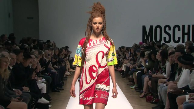 In the backstage at Moschino Uomo Spring-Summer 2015 Fashion Show Moschino Resort 2015