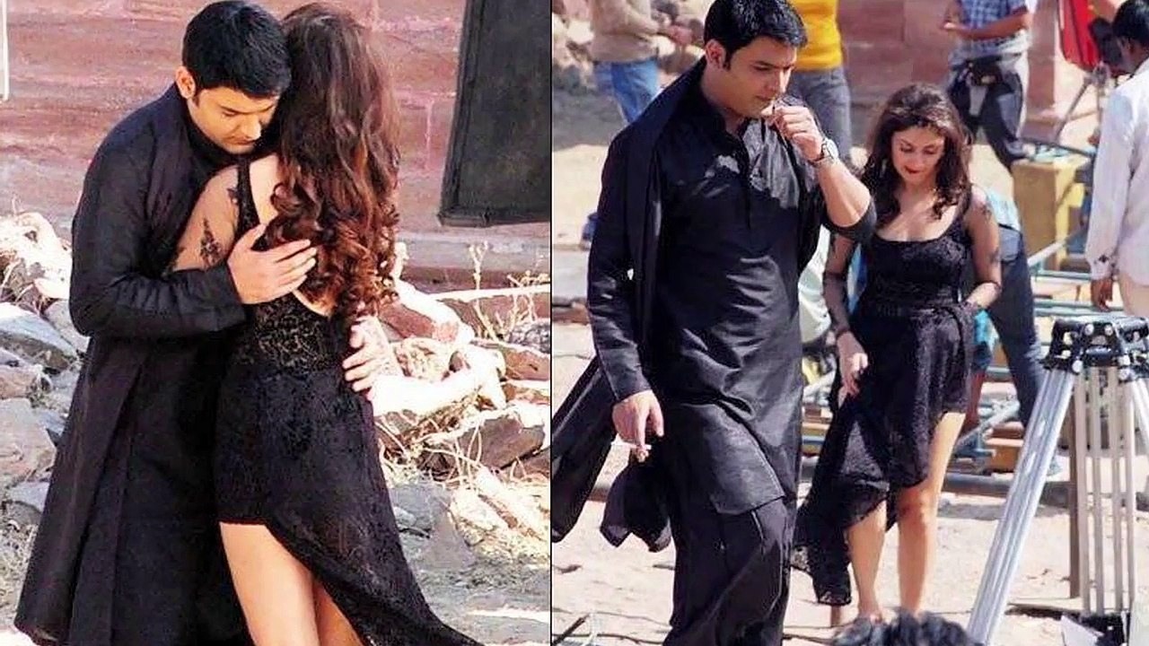 Watch Kapil Sharma shoots romantic sequence with Manjari