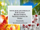 www.rojgarexpress.in For Latest Recruitment Notifications In India