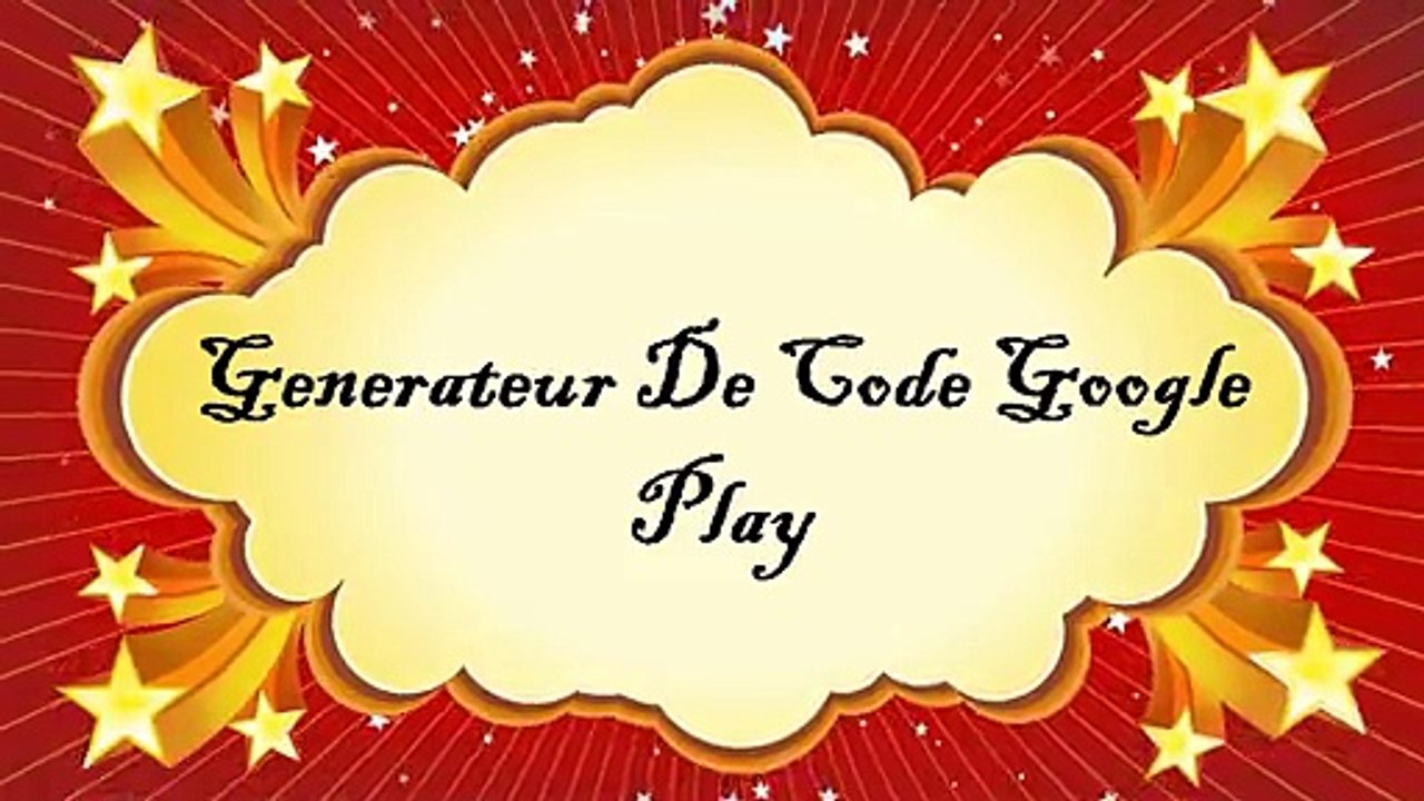 Generateur De Code Google Play En Ligne