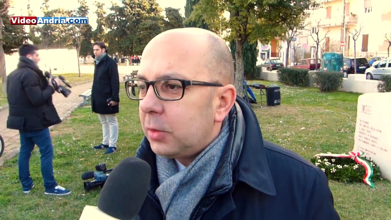 10 febbraio 2015 "Giorno del Ricordo": Andria commemora i morti delle foibe