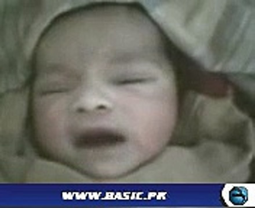 A Baby Boy Taking Allah Name at the Time of Birth