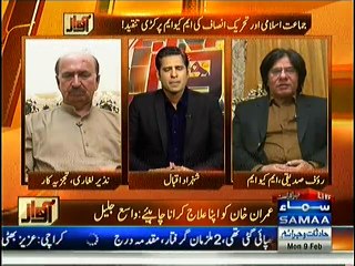 Rauf Siddiqui Blasts on Imran Khan in a Live Show