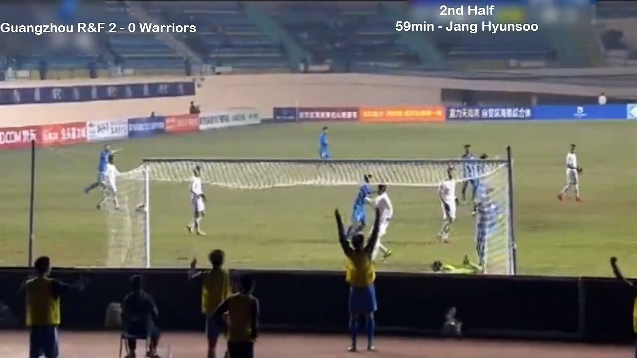 Guangzhou R&F vs Warriors 3-0 all goals and highlights - Asian Champions League 2015