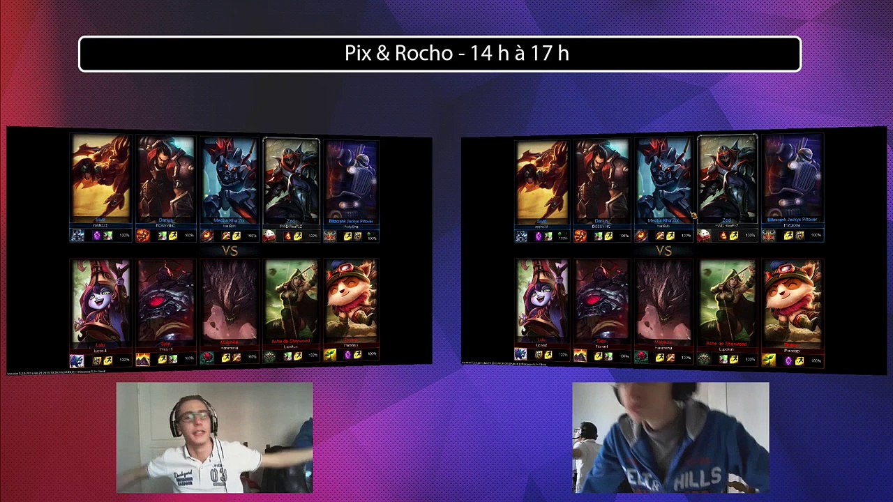 [Pix&Rocho] League of Legends | Live du 10/02/2015