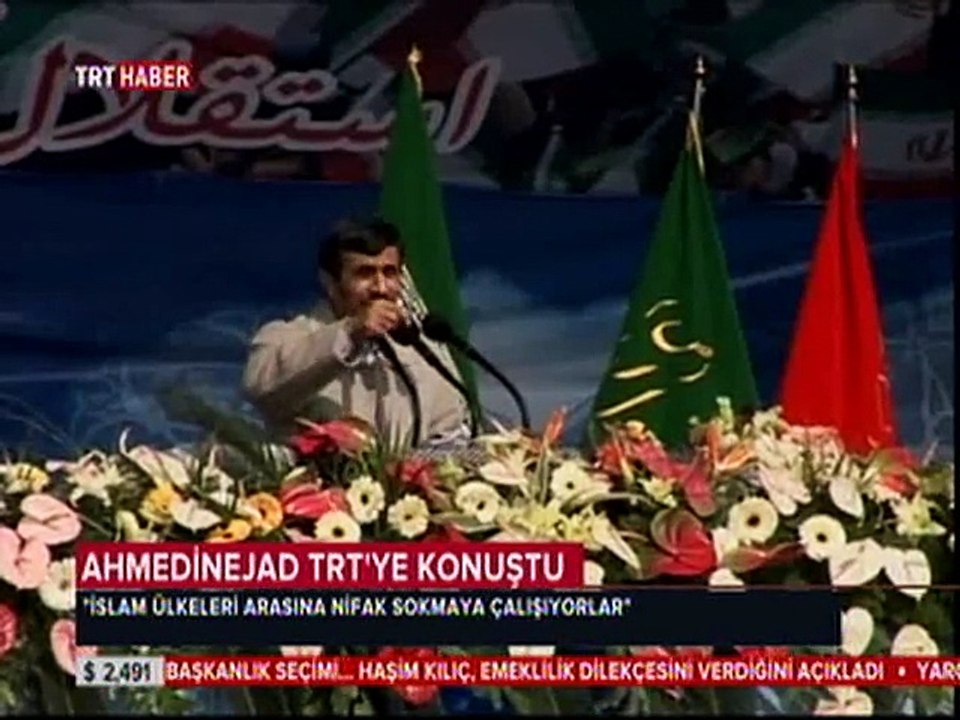 Ahmedinejad TRT özel