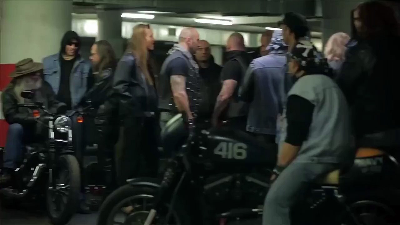 50 bikers in the parking lo you against what you would do