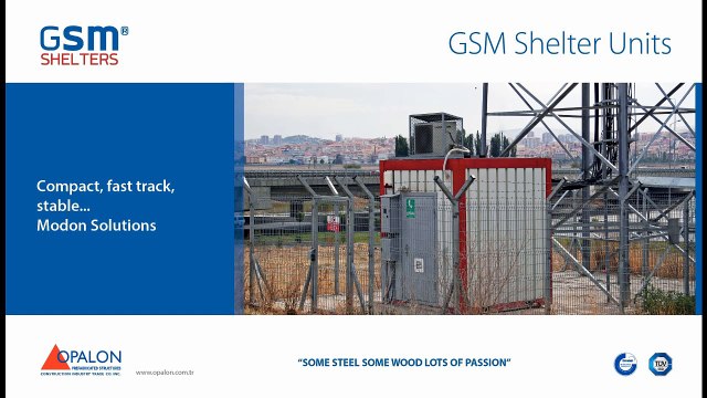 OPALON Prefabrik Yapılar GSM Shelter Konteyner Kabin