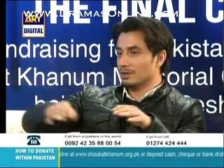 Ali Zafar and Imran Khan At Shaukat Khanim Fundraiser
