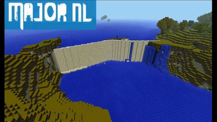 Minecraft Time Lapse   The Dam