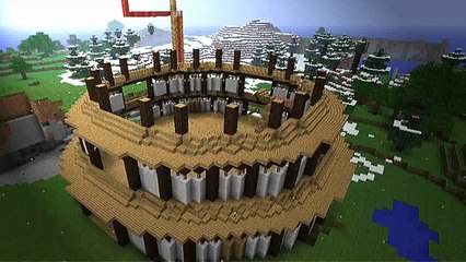 Minecraft Timelapse   Chinese Temple