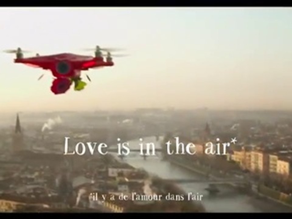 Kingsday Amsterdam pour La Joie des fleurs (Office hollandais des fleurs) - fleuriste lajoiedesfleurs.fr, «Cupidrone» - février 2015