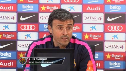 Luis Enrique: ''Será un partido muy diferente al de Liga''