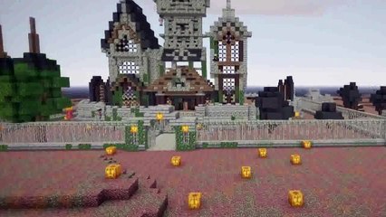 Minecraft Timelapse   Halloween Special