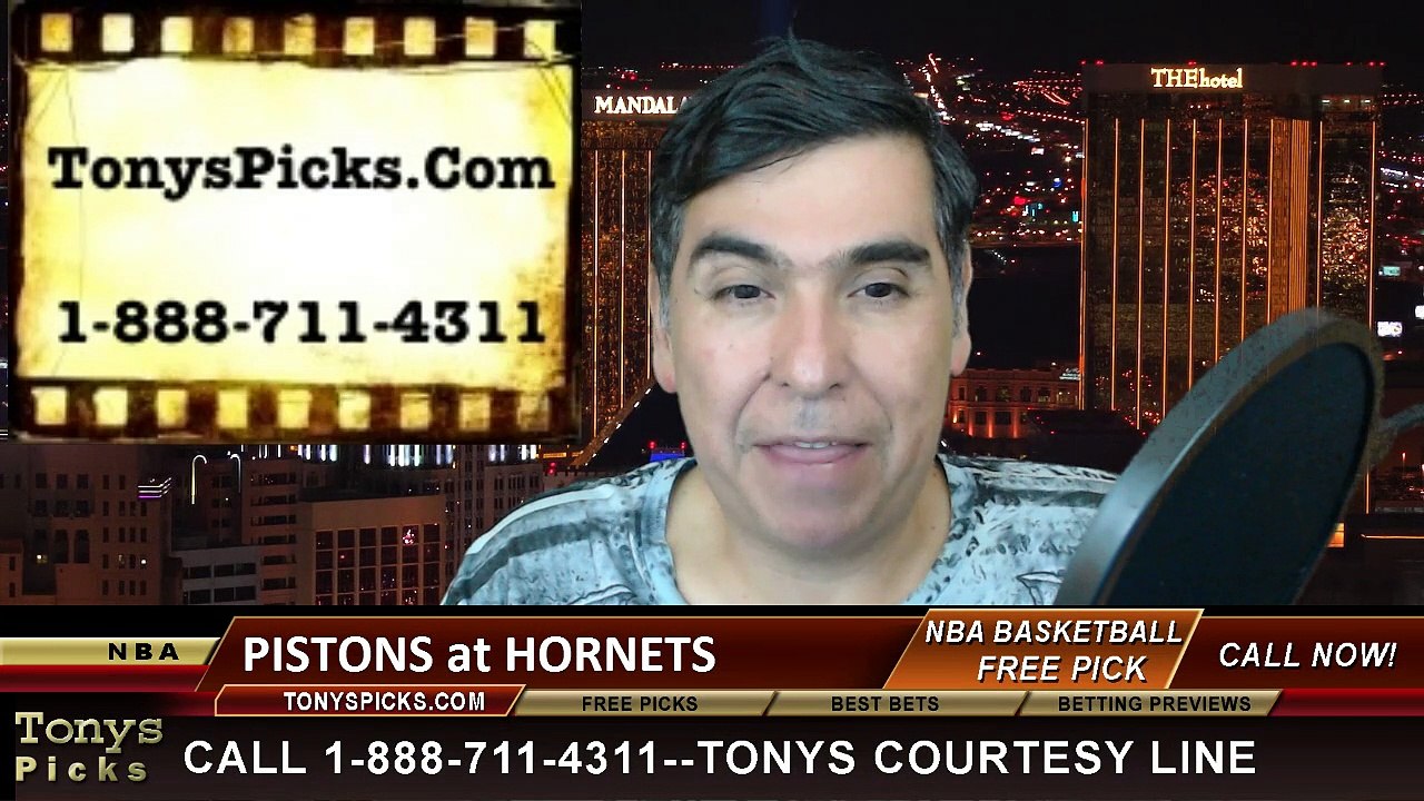 Charlotte Hornets vs. Detroit Pistons Free Pick Prediction NBA Pro Basketball Odds Preview 2-10-2015